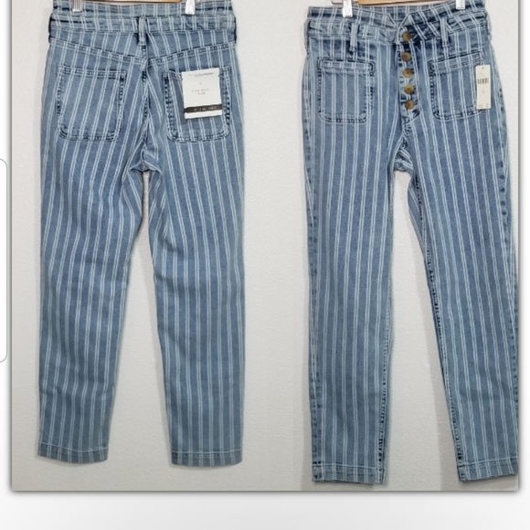 NWT Anthro Pilcro high rise slim size 26 - Picture 3 of 5